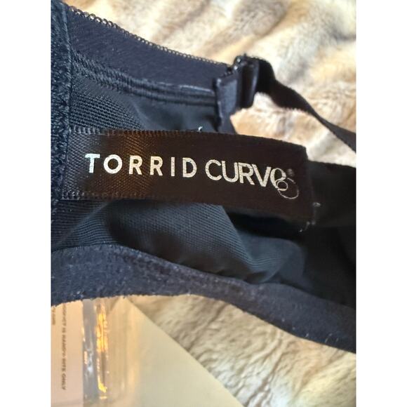 Torrid Curve 44DDD Gray/Black Comfy Staple Bra Intimate Sleepwear Daily - Picture 4 of 6
